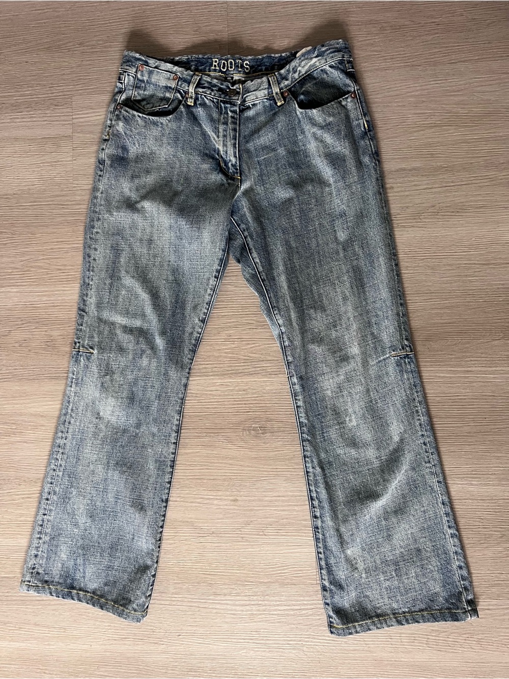 Vintage Roots Men's Light Blue Washed Jeans